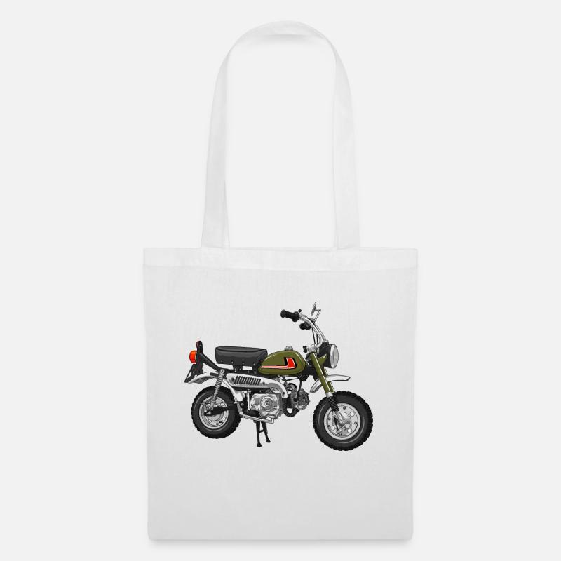Monkey Z50J J1 DE | papaw green - Stoffbeutel - Weiß