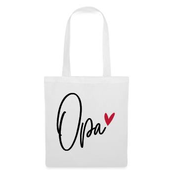 Opa - Stoffbeutel - Weiß - Vorne