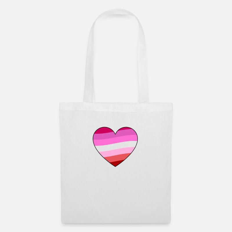 Fierté lesbienne - Sac en tissu - blanc