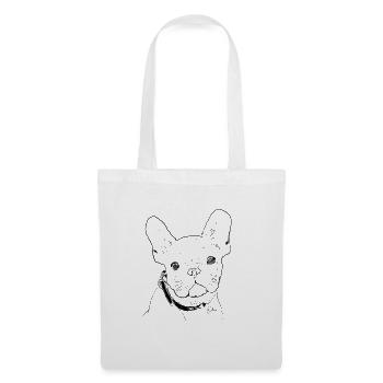 French Bulldog - Tote Bag - white - Front