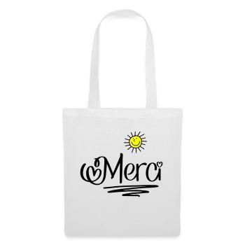 Merci - Tote Bag - white - Front