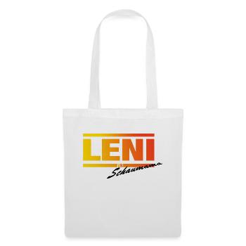 LENI Schaumama Schwarze Schrift - Stoffbeutel - Weiß - Vorne