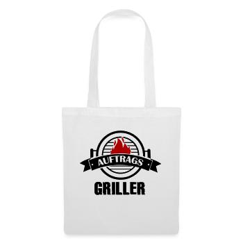 auftrags griller - Stoffbeutel - Weiß - Vorne