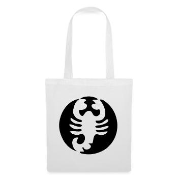 Sternbild Skorpion, Horoskop - Stoffbeutel - Weiß - Vorne