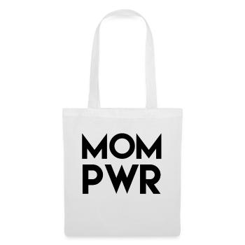 MOM PWR Mama Power Mother's Day Best Mom - Tote Bag - white - Front