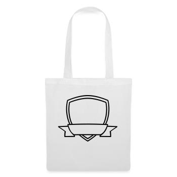 Banner Shield Empty - Tote Bag - white - Front