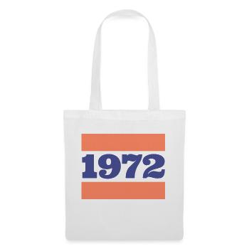 Retro Design 1972 - Stoffbeutel - Weiß - Vorne