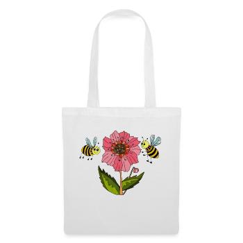 Insectes - Sac en tissu - blanc - Devant