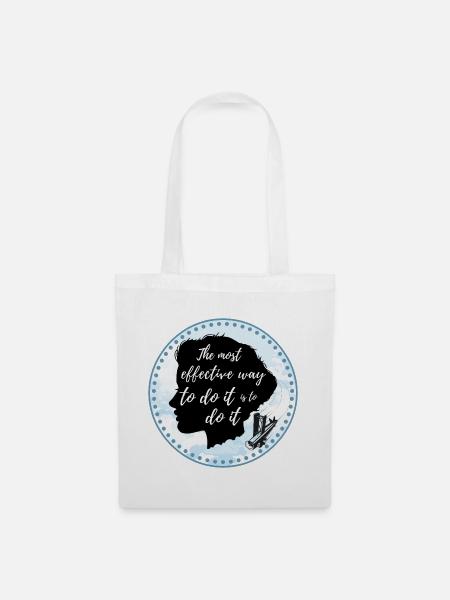 Amelia Earhart motivational - Stoffbeutel - Weiß