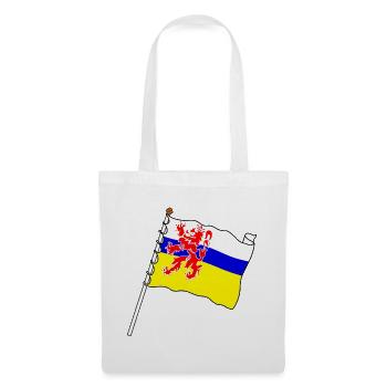 Le drapeau de la province du Limbourg - Sac en tissu - blanc - Devant