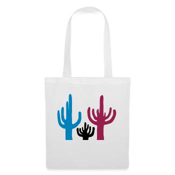 Colorful 3 Cactus Desert - Tote Bag - white - Front