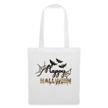 Halloween gruselige Hexe Horror Geist Monster - Stoffbeutel - Weiß - Vorne
