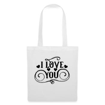 I love you - Tote Bag - white - Front
