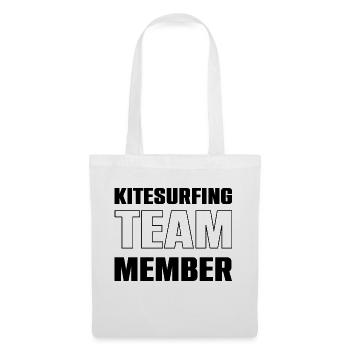 Équipe de kitesurf - Sac en tissu - blanc - Devant