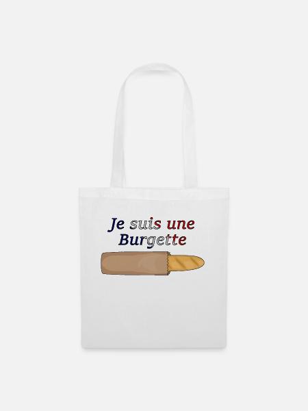 Burgette - Stoffbeutel - Weiß