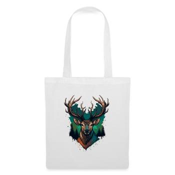 Deer Silhouette - Tote Bag - white - Front