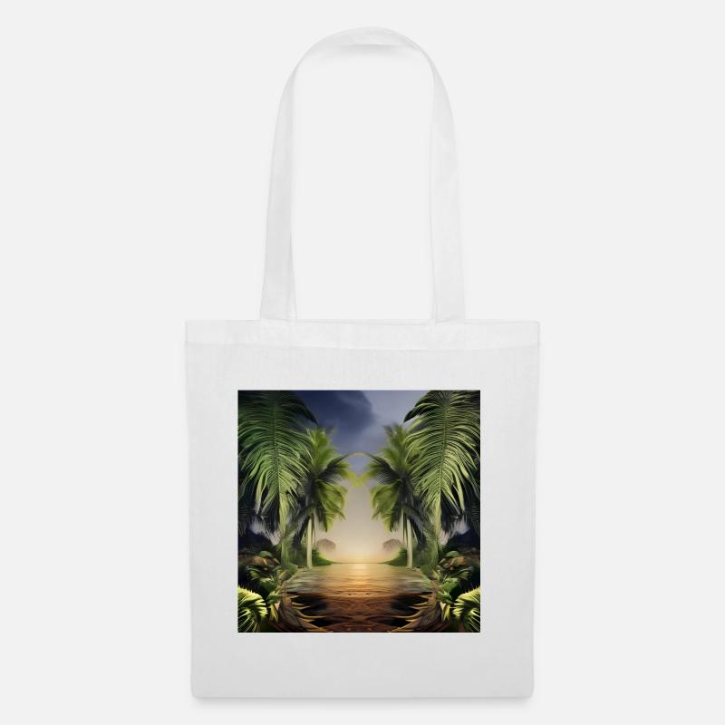 Jungle artwork - Tote Bag - white