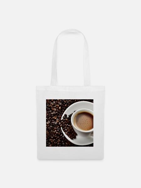 Morgenkaffee - Stoffbeutel - Weiß