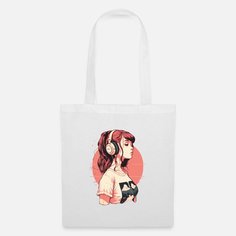 Lofi - Sac en tissu - blanc