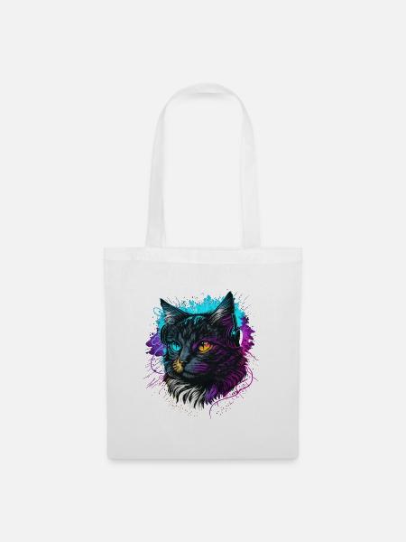 Produzent Katze - Stoffbeutel - Weiß