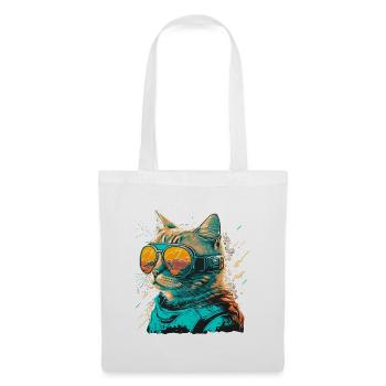 Sand Cat - Tote Bag - white - Front