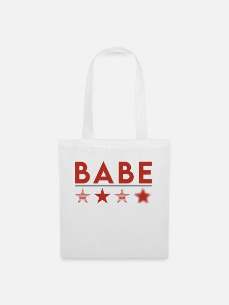 Baby - Stoffbeutel - Weiß