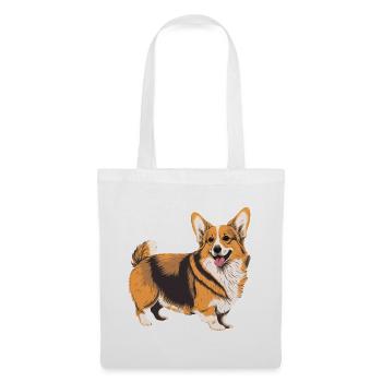 Ready to Play Corgi - Tote Bag - white - Front