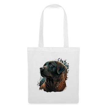 Superbe illustration de Labrador Retriever - Sac en tissu - blanc - Devant