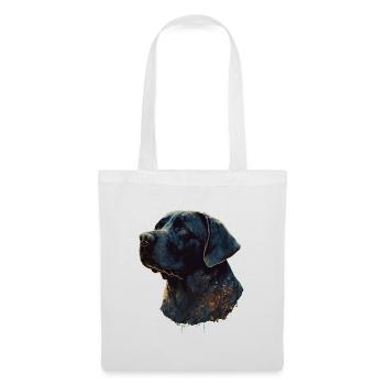 Erstaunlicher Labrador Retriever mit Blättern Stil Körper - Stoffbeutel - Weiß - Vorne