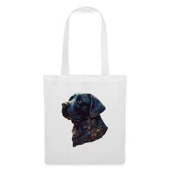 Amazing Labrador Retriever with leaves style body - Tote Bag - white - Front