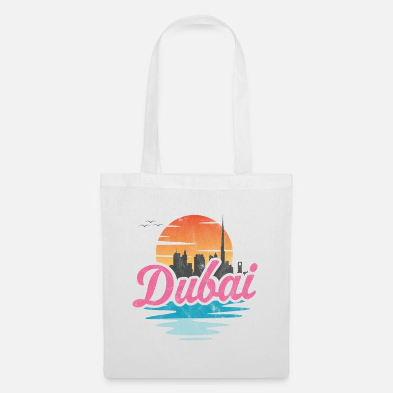 Dubai Stadt - Stoffbeutel - Weiß