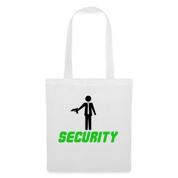 Conception de la sécurité - Sac en tissu - blanc - Devant