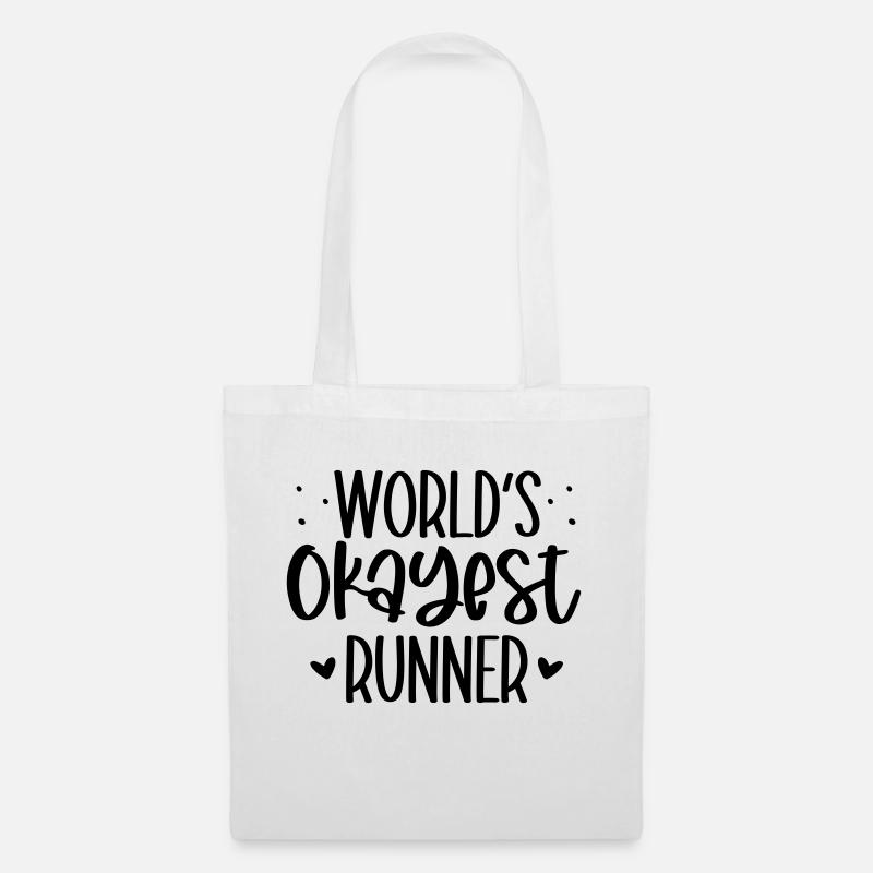 World's okayest runner - Tote Bag - white