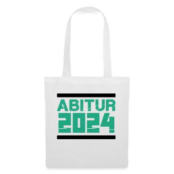 Abitur 2024 - Stoffbeutel - Weiß - Vorne