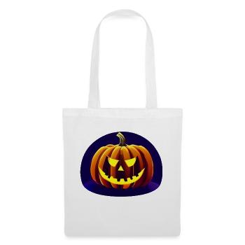 Costume de citrouille Halloween Cadeau Citrouilles Citrouille - Sac en tissu - blanc - Devant