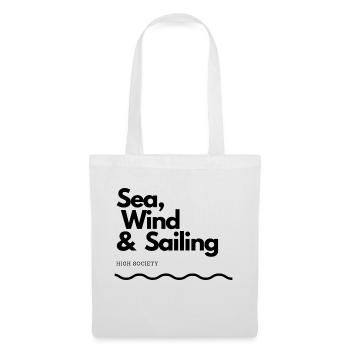 High Society: Sea, Wind and Sailing - Segel - Stoffbeutel - Weiß - Vorne