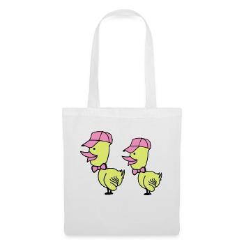 Bonnet de canard - Sac en tissu - blanc - Devant