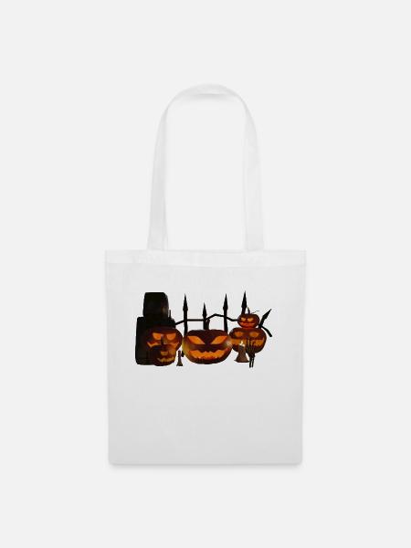 Halloween - Stoffbeutel - Weiß