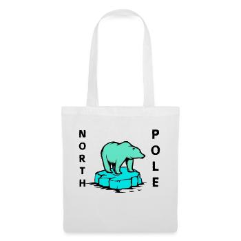 Polar Bear North Pole - Tote Bag - white - Front