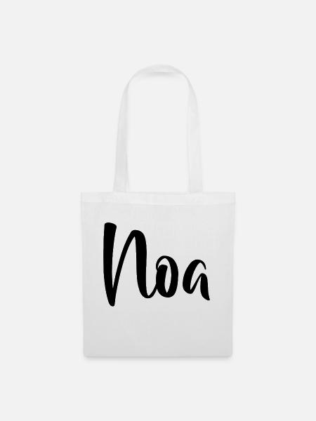 Name - Noa - Stoffbeutel - Weiß