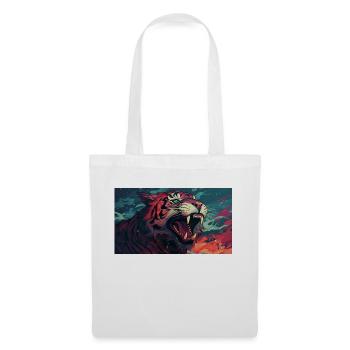 Roaring Tiger - Tote Bag - white - Front