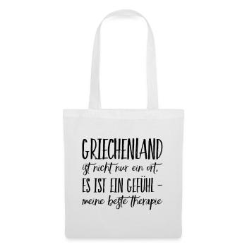 Lustiger Griechischer Spruch Griechenland Geschenk - Stoffbeutel - Weiß - Vorne