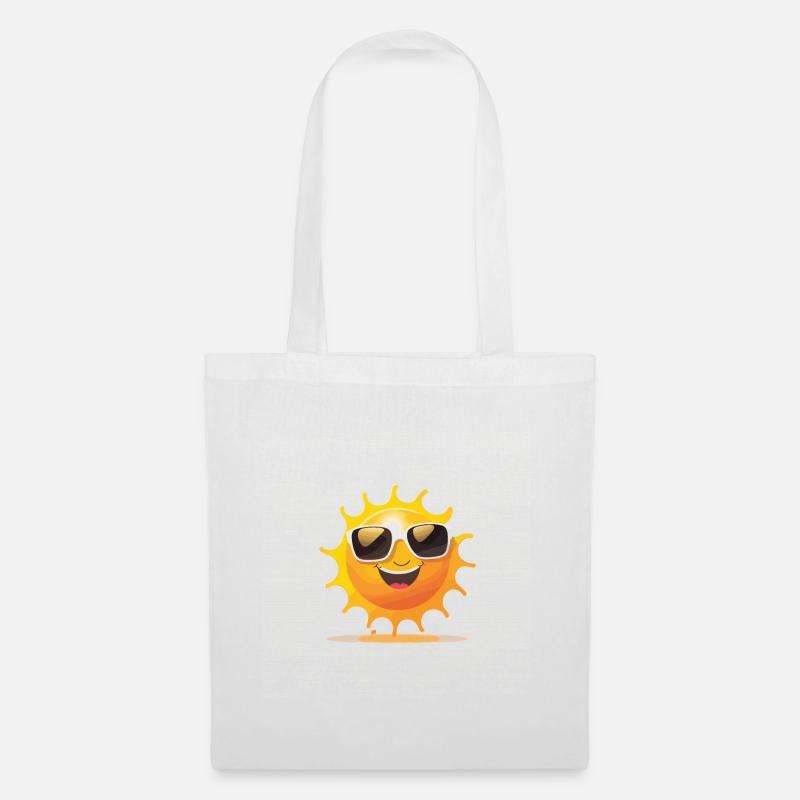 Sonniges Gemüt - Stoffbeutel - Weiß