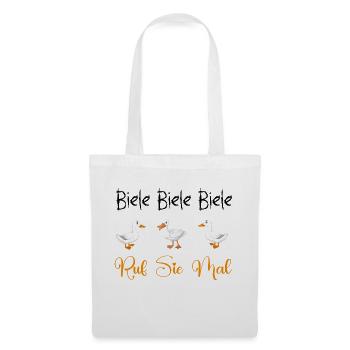 Biele Biele Biele Ruf Sie Mal - Stoffbeutel - Weiß - Vorne