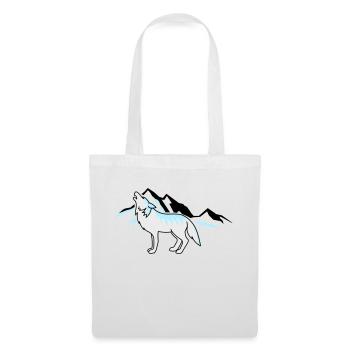 Wolf Mountains 02 - Tote Bag - white - Front