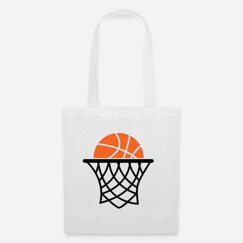 Basketball - Stoffbeutel - Weiß