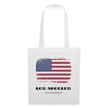 Los Angeles, Californie, États-Unis - Sac en tissu - blanc - Devant