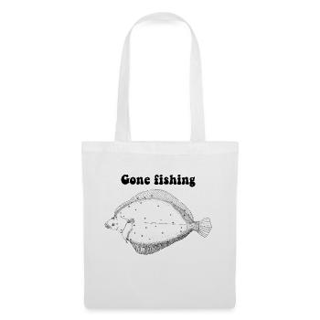 Aller à la pêche 2 - Sac en tissu - blanc - Devant