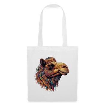 Chameau - Sac en tissu - blanc - Devant
