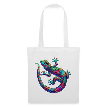 Gecko - Sac en tissu - blanc - Devant